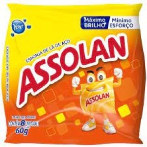 ASSOLAN ESPONJA DE LA DE ACO PC. C/08 CADA 60G