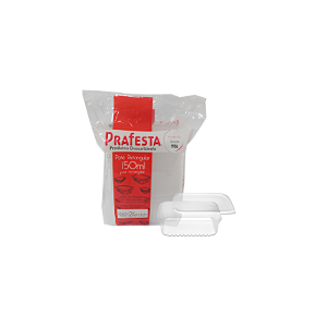 POTE RETANGULAR 150ML PC. C/20CJ PRAFESTA