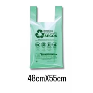 SACOLA PADRAO MERCADO / PREFEITURA MED.48X55 PC. C/450UN 3KG