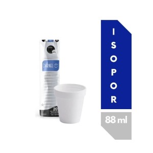 COPO DE ISOPOR 88ML PC. C/20UN – DARNEL