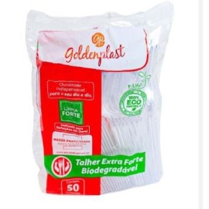 GARFO LINHA MASTER BRANCO PCT C/50UN - GOLDEN PLAST