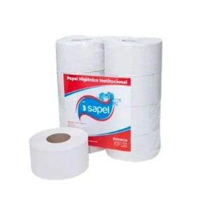PAPEL HIGIENICO ROLAO BCO - ISAPEL- PC.08UNX300CM