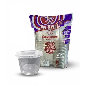 POTE C/TAMPA 500ML PC.C/25CJ GALVANOTEK G712 SF