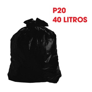 SACO LIXO P20 - 40LT EXTRA GROSSO - FD.85UN – ESPES.GG PC.5KG