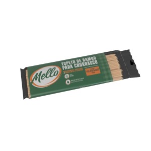 PALITO BAMBU 18CMX4MM PC.C/100UN MELLO
